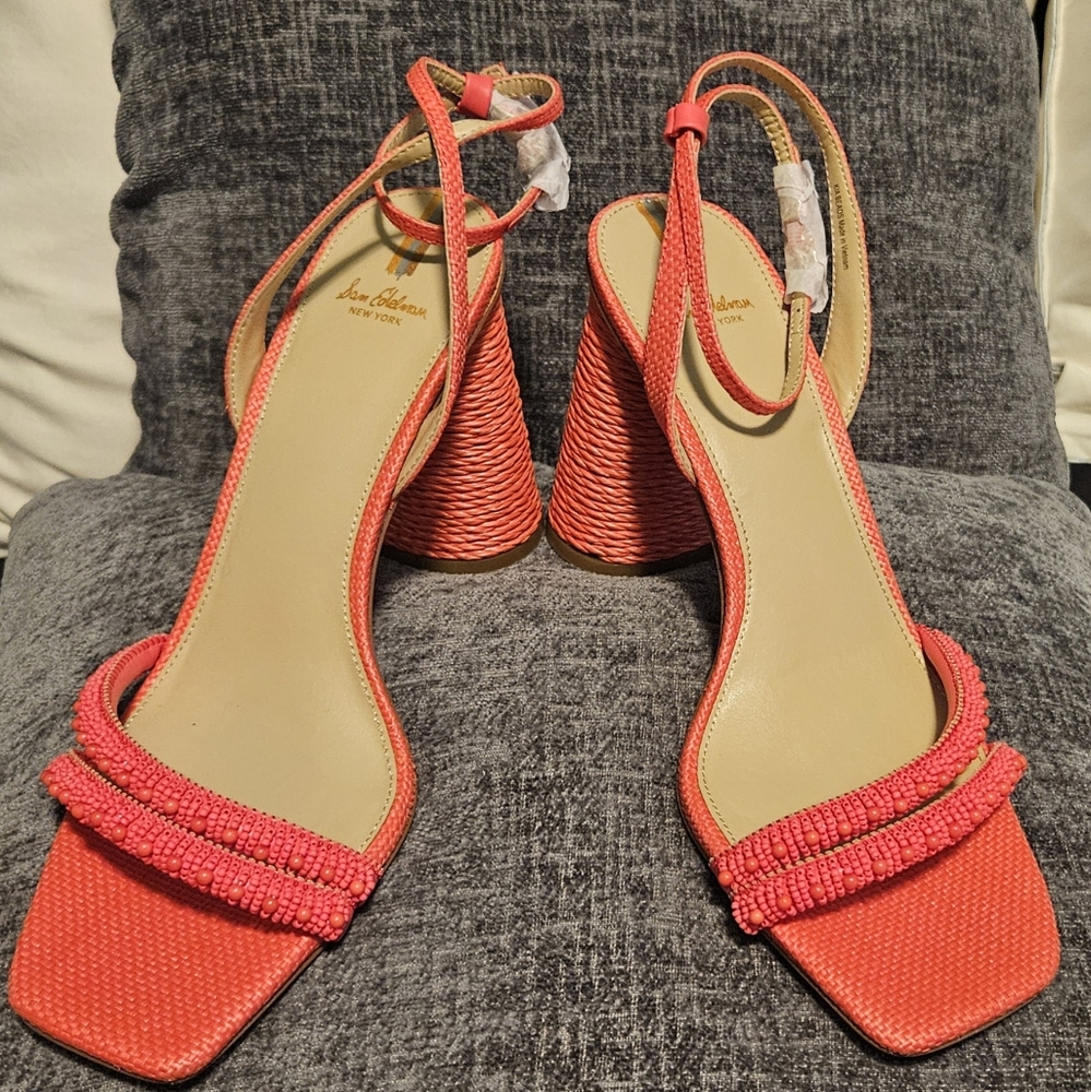 Sam Edelman coral sandals
